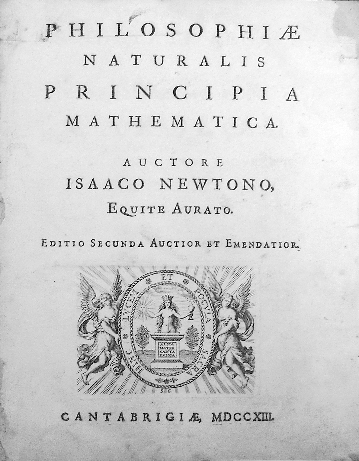 Newton: Principia címlap